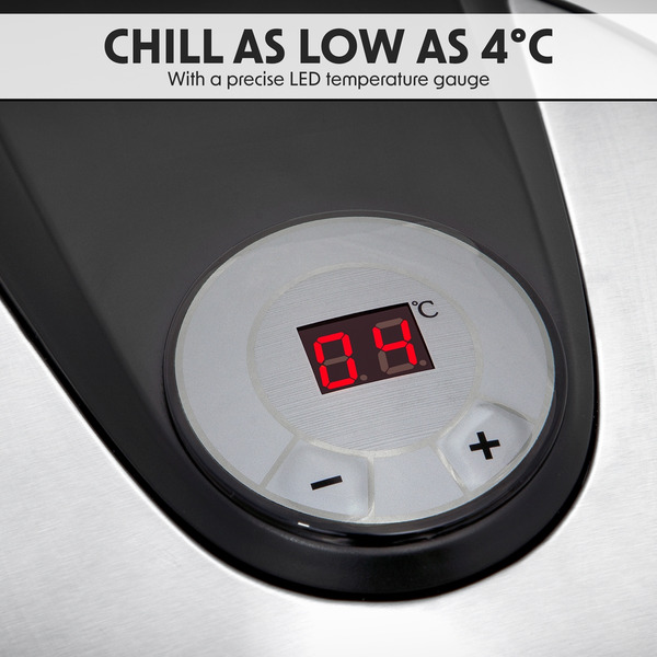 Sealey DH49 Baridi Mini Keg Draft Beer Dispenser Tap with Integrated Cooling 5L Capacity