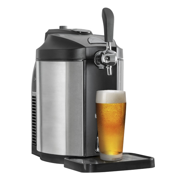 Sealey DH49 Baridi Mini Keg Draft Beer Dispenser Tap with Integrated Cooling 5L Capacity