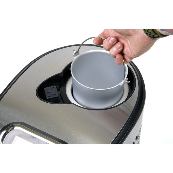 Baridi Ice Cream, Gelato & Sorbet Machine with Fast-Freeze Compressor Cooling 1.5L Capacity