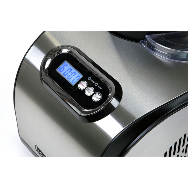 Baridi Ice Cream, Gelato & Sorbet Machine with Fast-Freeze Compressor Cooling 1.5L Capacity
