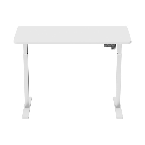 Sealey DH56 Dellonda Single Motor Ultra-Quiet Adjustable-Height Electric Sit/Stand Desk - White Desktop