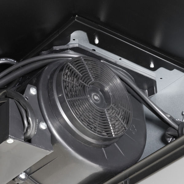 Sealey DH59 Baridi Cooker Hood, Chimney Style with Carbon Filters 90cm - Black