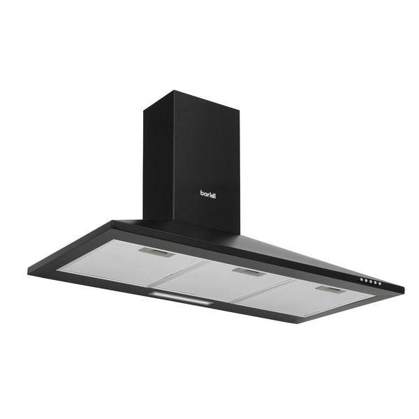 Sealey DH59 Baridi Cooker Hood, Chimney Style with Carbon Filters 90cm - Black