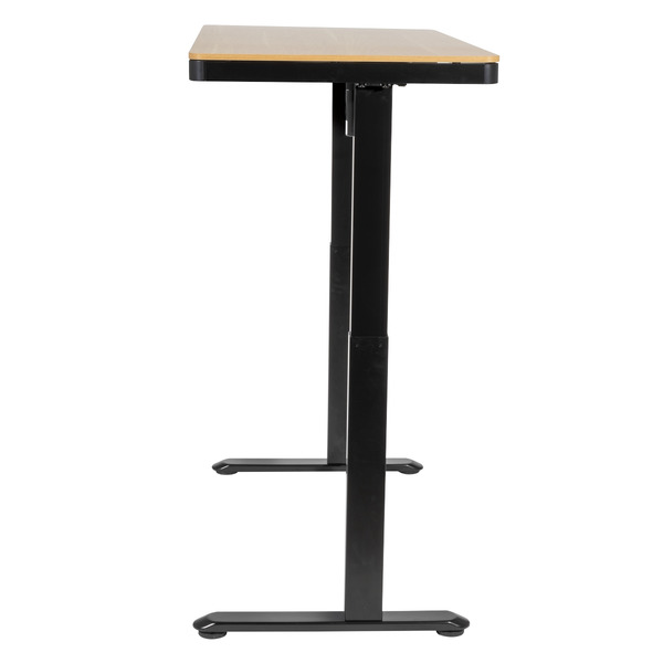 Sealey DH65 Dellonda Single Motor Ultra-Quiet Electric Desk with Control Panel, USB Port & Drawer - Oak Desktop