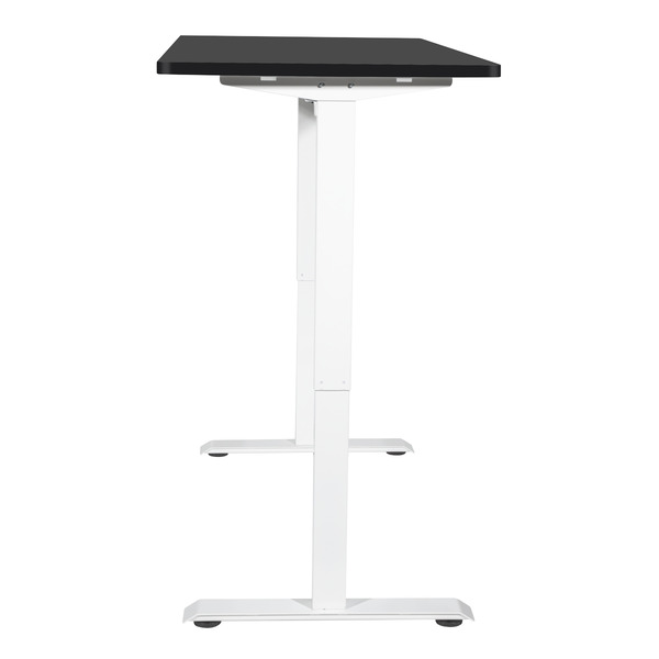 Sealey DH69 Dellonda Single Motor Ultra-Quiet Adjustable-Height Electric Sit/Stand Desk - Black Desktop