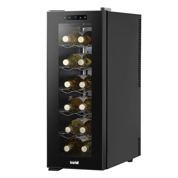 Baridi 12 Bottle Wine Fridge & Cooler - Black