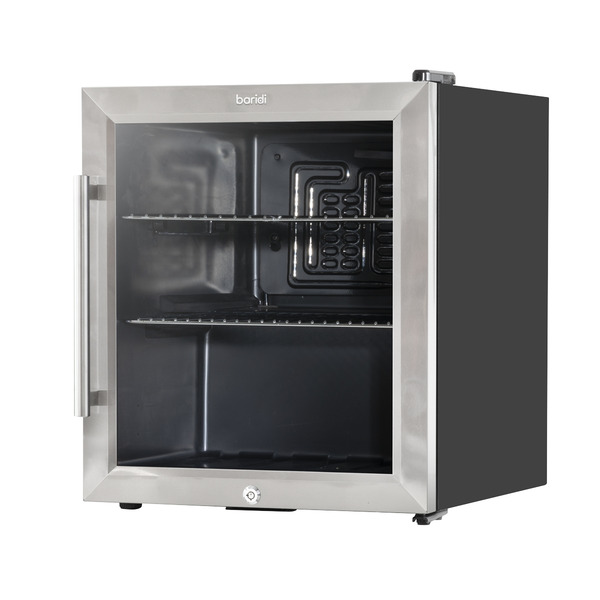 Sealey DH75 Baridi Mini Tabletop Beer & Drinks Fridge 50L Capacity - Stainless Steel