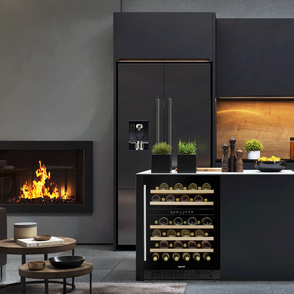 Sealey Baridi 46 Bottle Under-Counter/Freestanding Dual Zone Fridge & Cooler 60cm