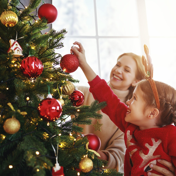 Sealey DH80 Dellonda Pre-Lit Hinged Christmas Tree with 190 Warm White LED Lights 5ft(150cm)