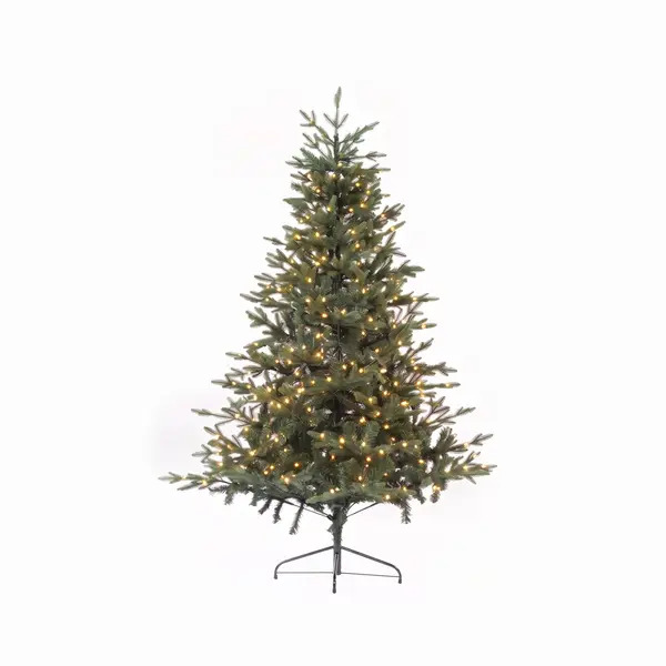 Sealey DH80 Dellonda Pre-Lit Hinged Christmas Tree with 190 Warm White LED Lights 5ft(150cm)