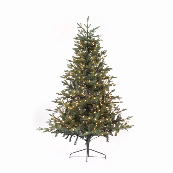 Sealey DH81 Dellonda Pre-Lit Hinged Christmas Tree with 270 Warm White LED Lights 6ft(180cm)