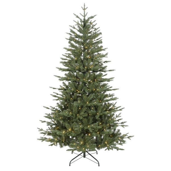 Sealey DH81 Dellonda Pre-Lit Hinged Christmas Tree with 270 Warm White LED Lights 6ft(180cm)