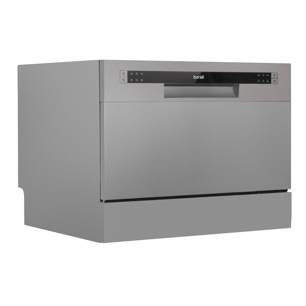 Sealey DH84 Baridi Tabletop Dishwasher 6 Place Settings 6.5L Capacity - Silver