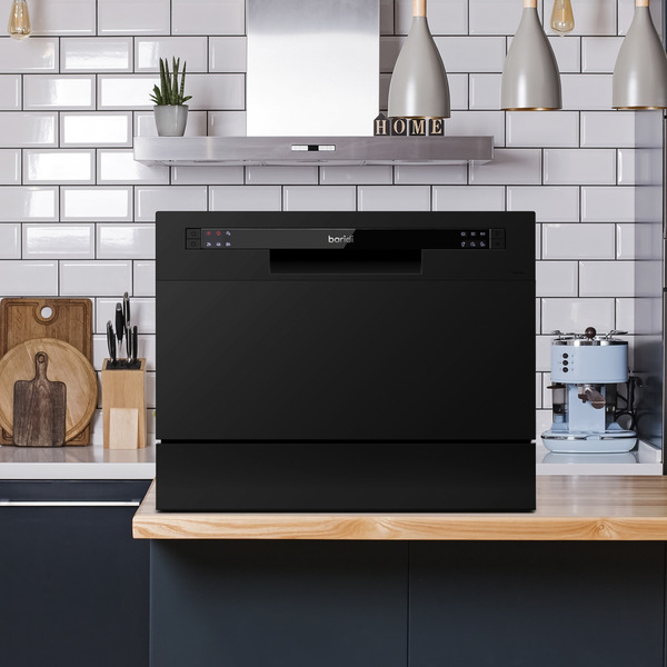 Sealey Baridi Tabletop Dishwasher 6 Place Settings 6.5L Capacity - Black