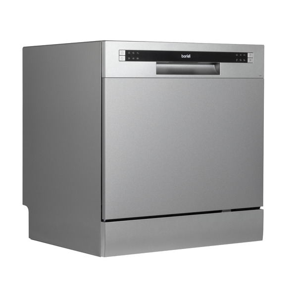 Baridi Tabletop Dishwasher 8 Place Settings 8L Capacity - Silver