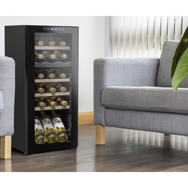 Baridi 18 Bottle Dual Zone Wine Fridge & Cooler