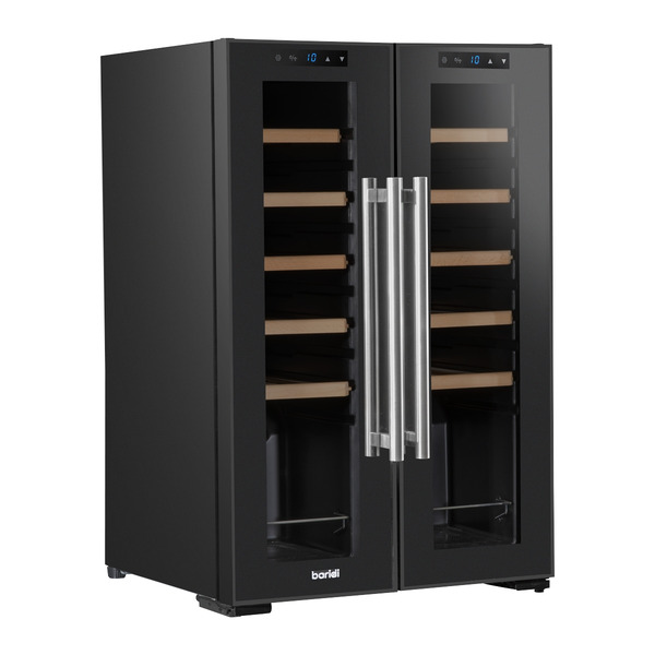 Baridi 24 Bottle Dual Zone Wine Fridge & Cooler