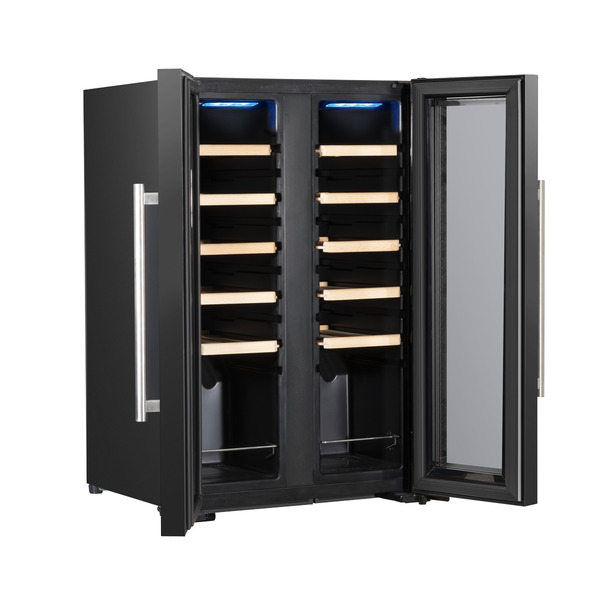 Baridi 24 Bottle Dual Zone Wine Fridge & Cooler