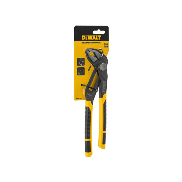 DeWALT DHT074431 Hand Tools V-Jaw Push Lock Pliers 250mm