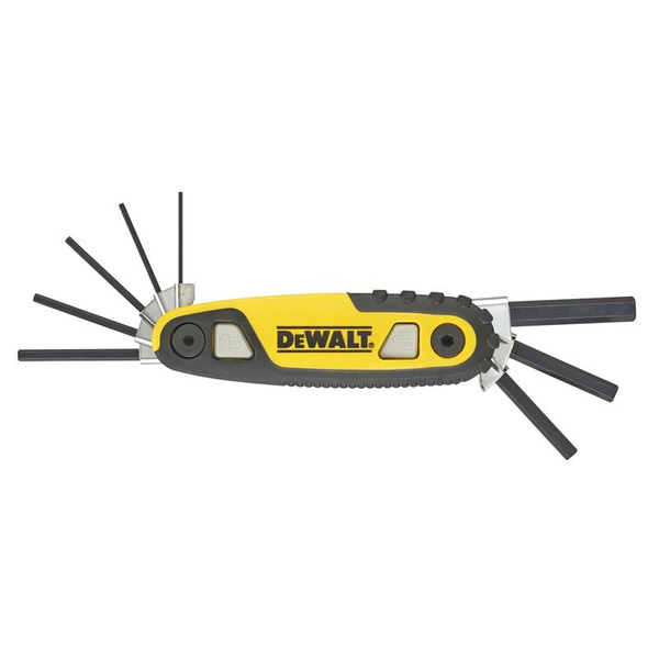 Metric Folding / Locking Hex Key Set, 8 Piece