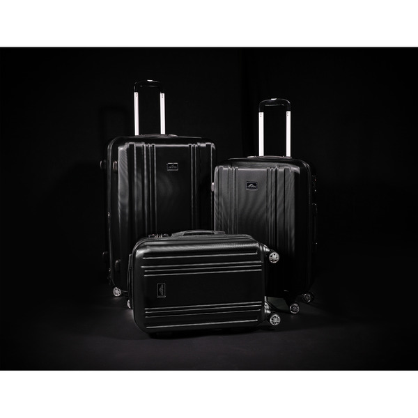 Sealey DL11 Dellonda Lightweight ABS Luggage Set with TSA Lock - Black