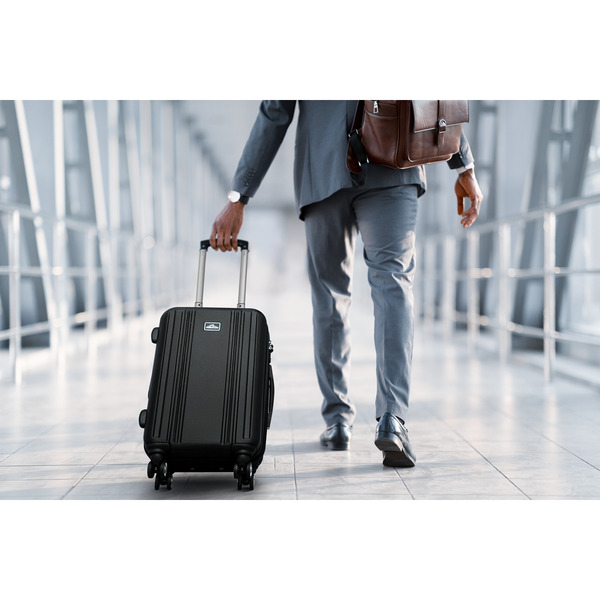 Sealey DL11 Dellonda Lightweight ABS Luggage Set with TSA Lock - Black