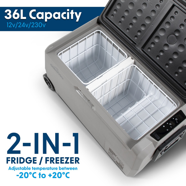 Sealey DL13 Dellonda Portable Fridge Freezer/Cool Box with LED Display 36L