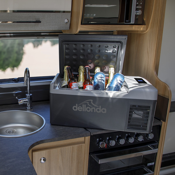 Sealey DL130 Dellonda Portable Fridge Freezer/Cool Box with LED Display & AC/DC 230V Adaptor 15L