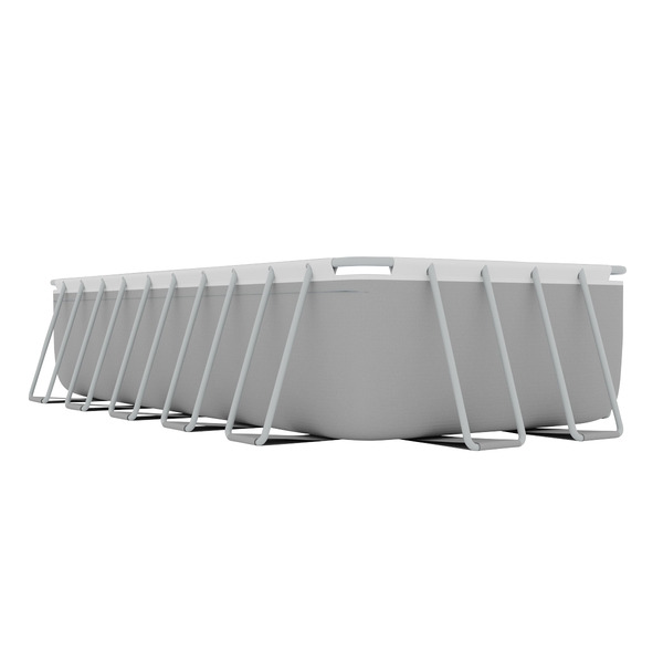 Sealey Dellonda Deluxe Steel Frame Rectangular Swimming Pool with Step Ladder & Filter Pump 21ft