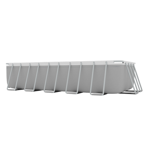 Sealey Dellonda Deluxe Steel Frame Rectangular Swimming Pool with Step Ladder & Filter Pump 21ft
