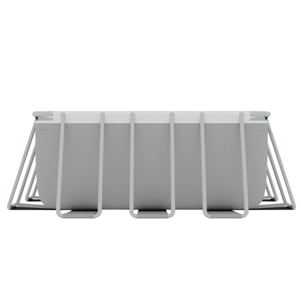 Sealey Dellonda Deluxe Steel Frame Rectangular Swimming Pool with Step Ladder & Filter Pump 25ft
