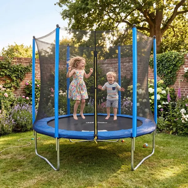 Sealey DL67 Dellonda Heavy-Duty Outdoor Trampoline with Safety Enclosure Net 8ft