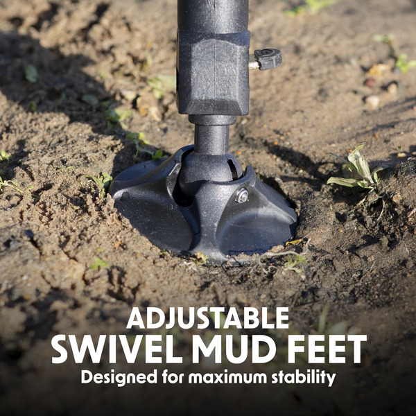 Sealey DL77 Dellonda Adjustable Bedchair with Fleece Mattress & Pillow