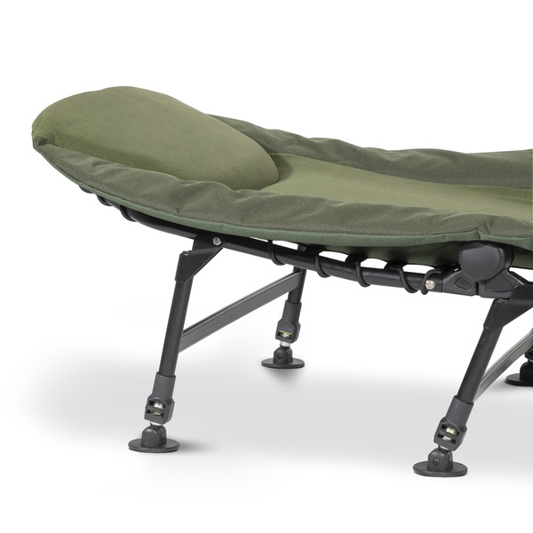 Sealey DL78 Dellonda Adjustable Bedchair with Fleece Mattress & Pillow