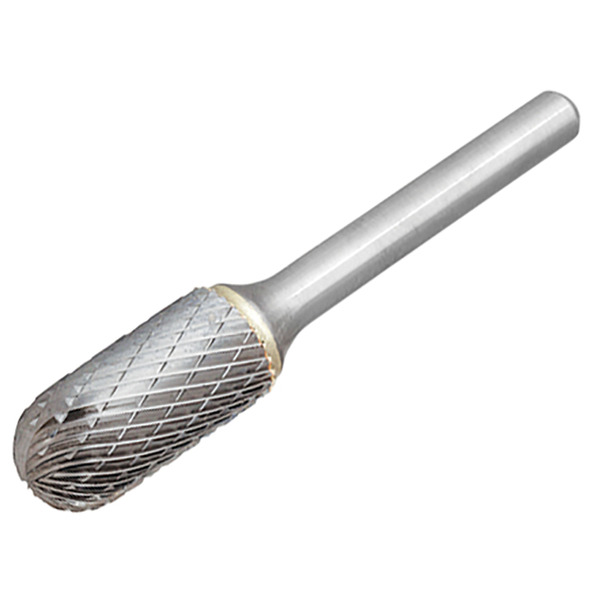 Dormer DOR805966 Solid Carbide Bright Rotary Burr Ball Nosed Cylinder 9.6 x 6mm