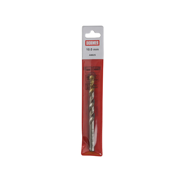 Dormer DORA002S80 A002 HSS-TiN Coated Jobber Drill 8.00mm OL:117mm WL:75mm