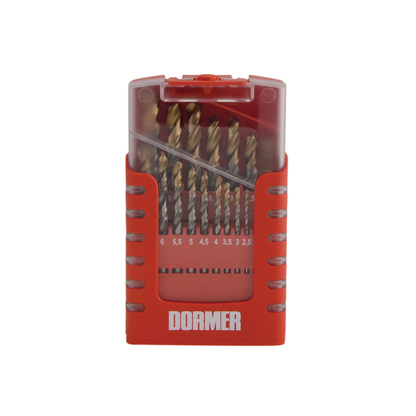 Dormer DORA095COMP A095 Compact Set HSS TiN Drill Set of 19 1.0-10 x 0.5mm
