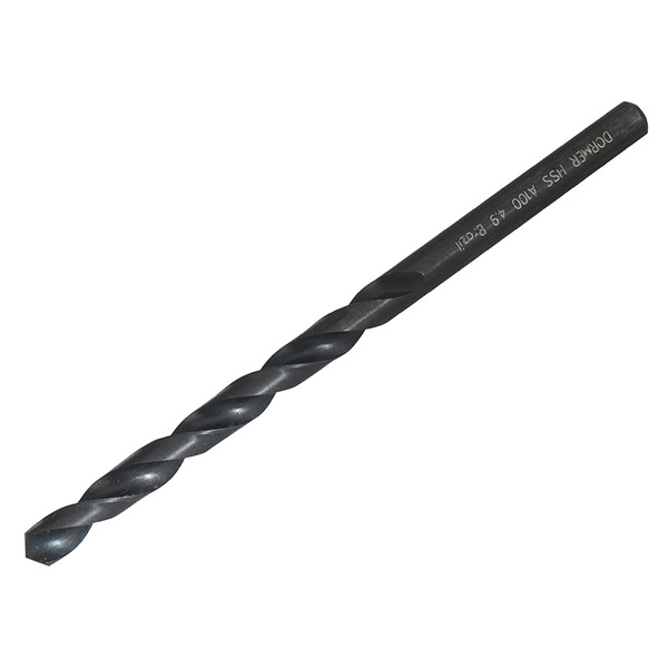 Dormer DORA100490 A100 HSS Jobber Drill Bit 4.90mm OL:86mm WL:52mm