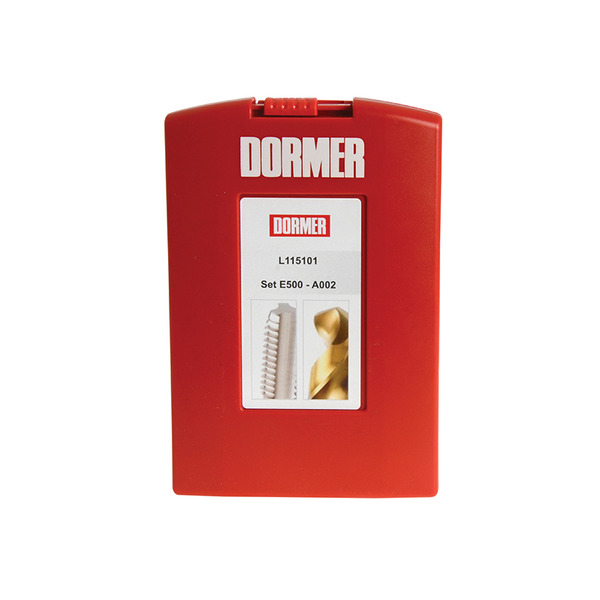 Dormer DORL115101 A002 Drills & E500 HSS MC Tap Set