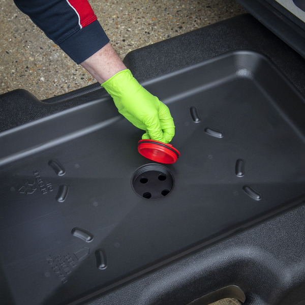 Sealey DRP09 Oil/Fluid Drain & Recycling Container with Wheels 57L