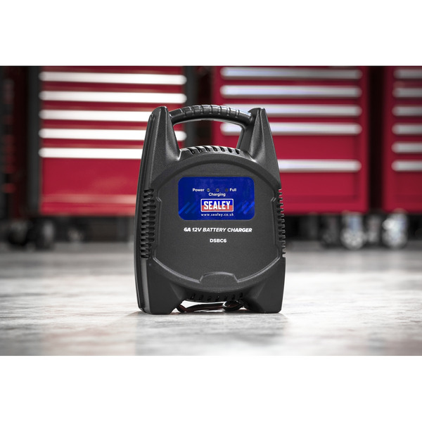 Sealey DSBC6 12V Battery Charger 6A 230V