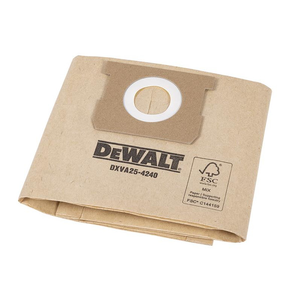 DEWALT Vacuum DXVA25-4240 Dust Bag (Pack 3)