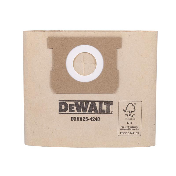 DEWALT Vacuum DXVA25-4240 Dust Bag (Pack 3)