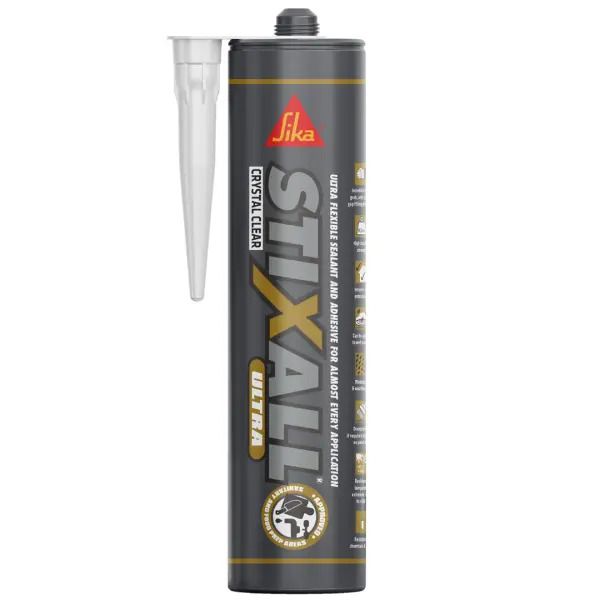 Sika 894816 Stixall Ultra Crystal Clear 300ml