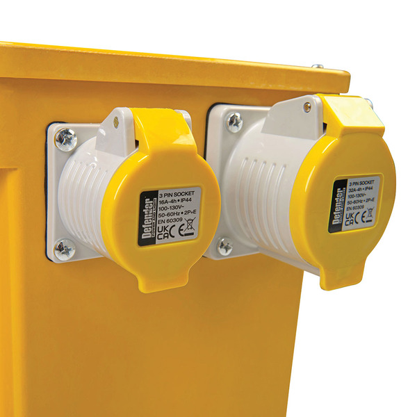 Defender E205042 5kVA Portable Transformer 16A / 32A - 110V