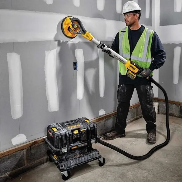DeWALT DCE800XW2 18V 225mm Brushless Drywall Sander With 2x 8.0Ah Batteries