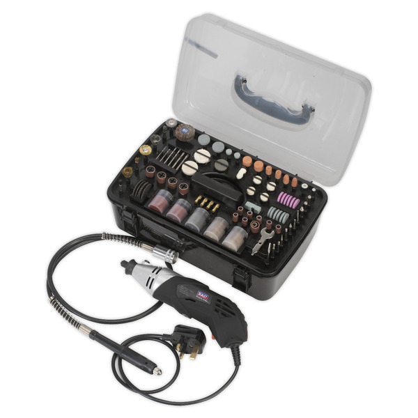 Sealey E5188 Multipurpose Rotary Tool & Engraver Kit 230V 219pc