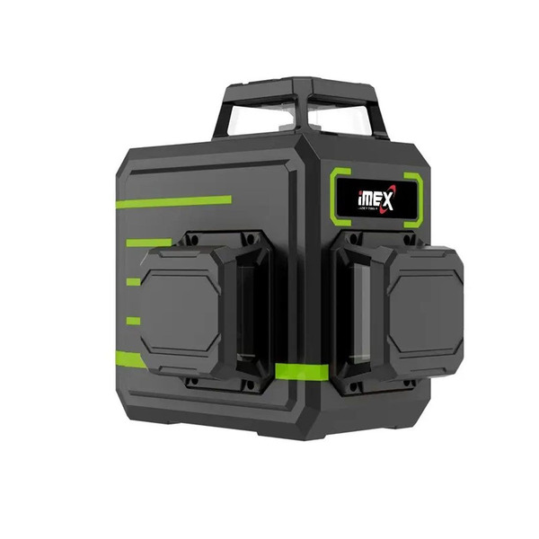 Imex 012-ELX3 Mini Multi-Line Green Beam Laser Level In Carry Case