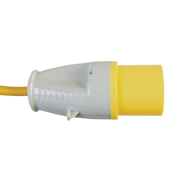 Defender E85235 Extension Lead Yellow 2.5mm2 32A 14m - 110V