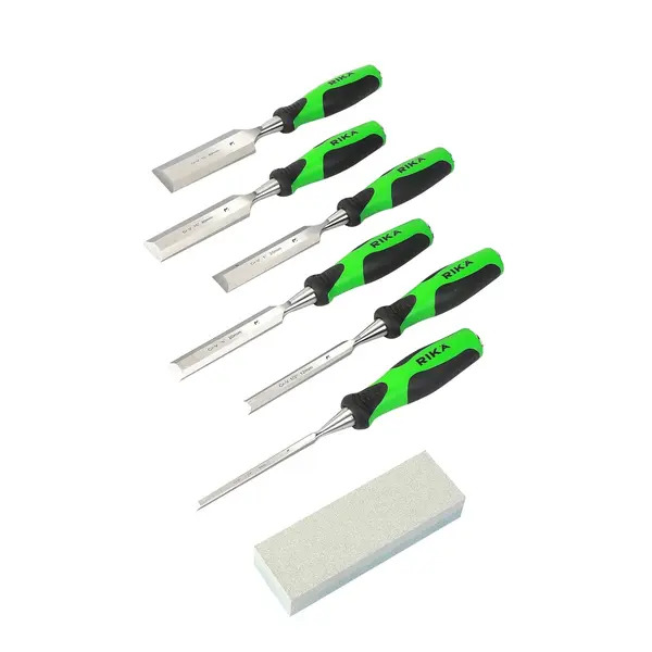 Rika CHIS007 Rikä 7pc Bevel Edge Wood Chisel Set
